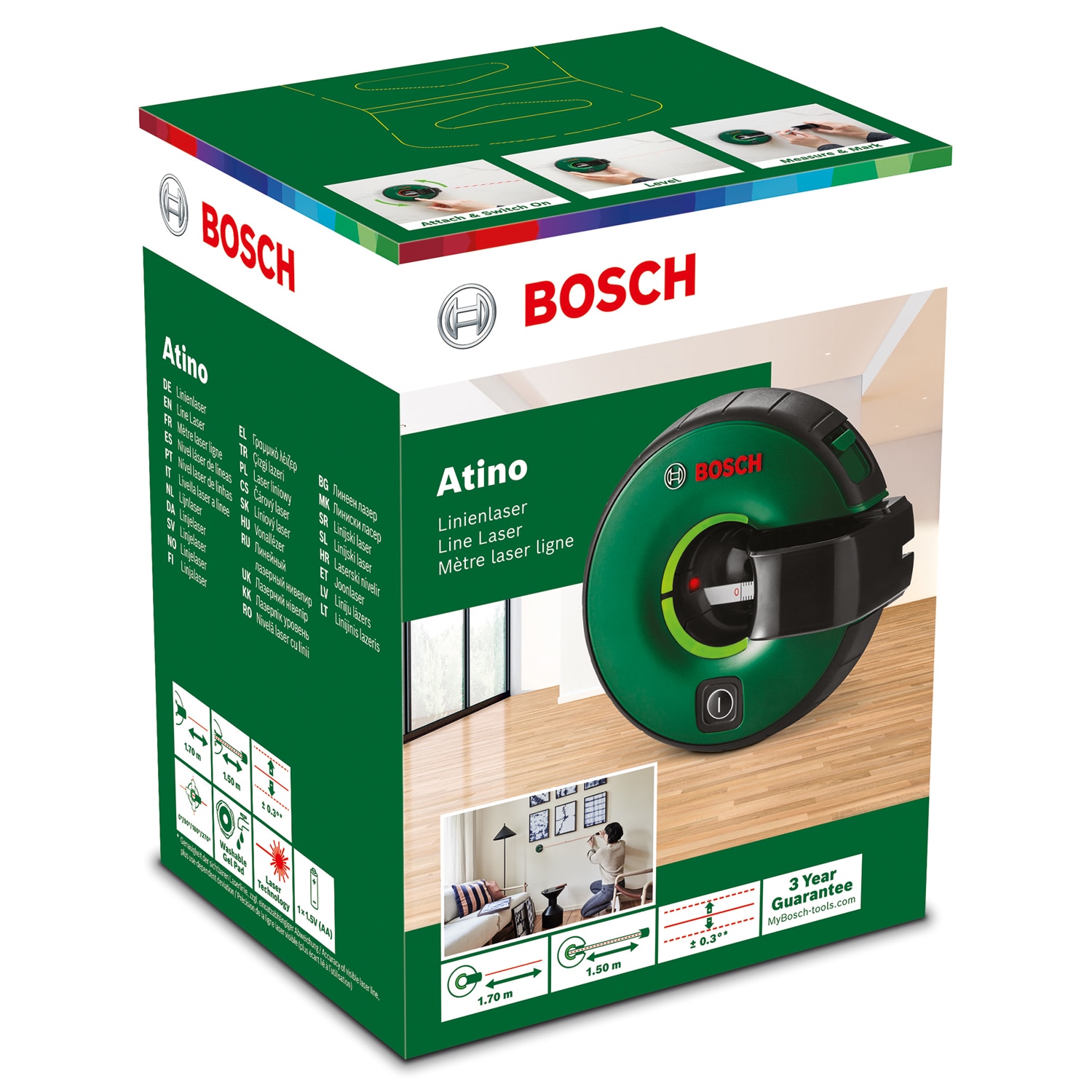 Bosch Mètre laser ligne Bosch Atino 3165140967846