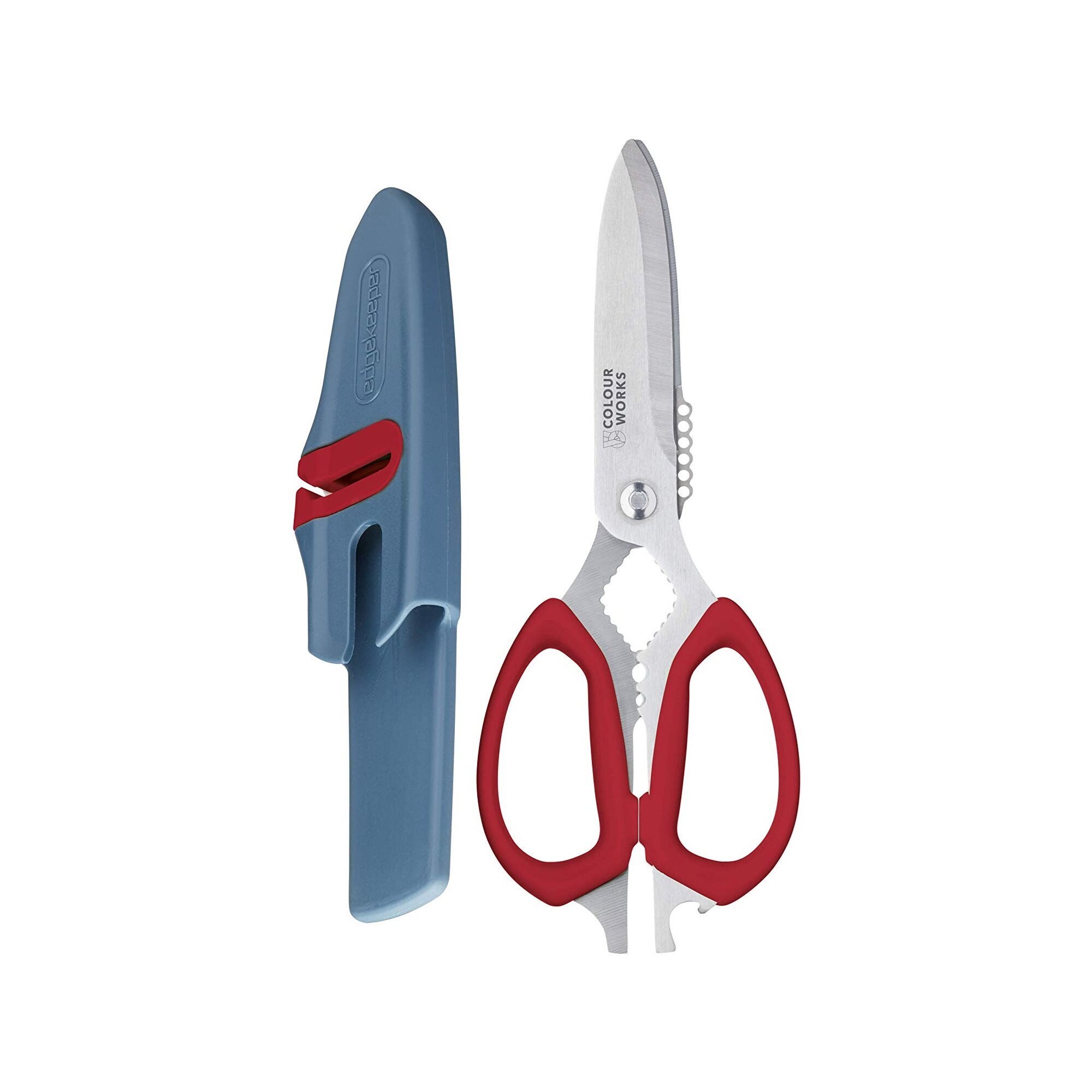 Foarfeca multifunctionala 10 in 1, Rosu - Kitchen Craft