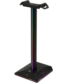 Suport casti RGB A+ SCS71 , port USB, 273 x 110 x 110mm Suport casti RGB A+ SCS71 , port USB, 273 x 110 x 110mm