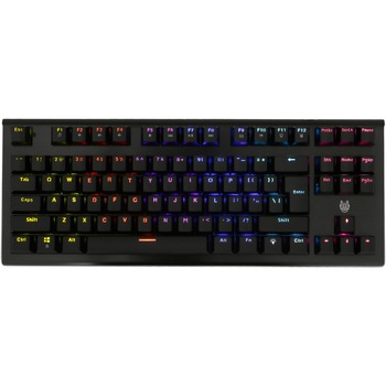 Tastatura gaming mecanica A+ K74, carcasa metalica Tastatura gaming mecanica A+ K74, carcasa metalica