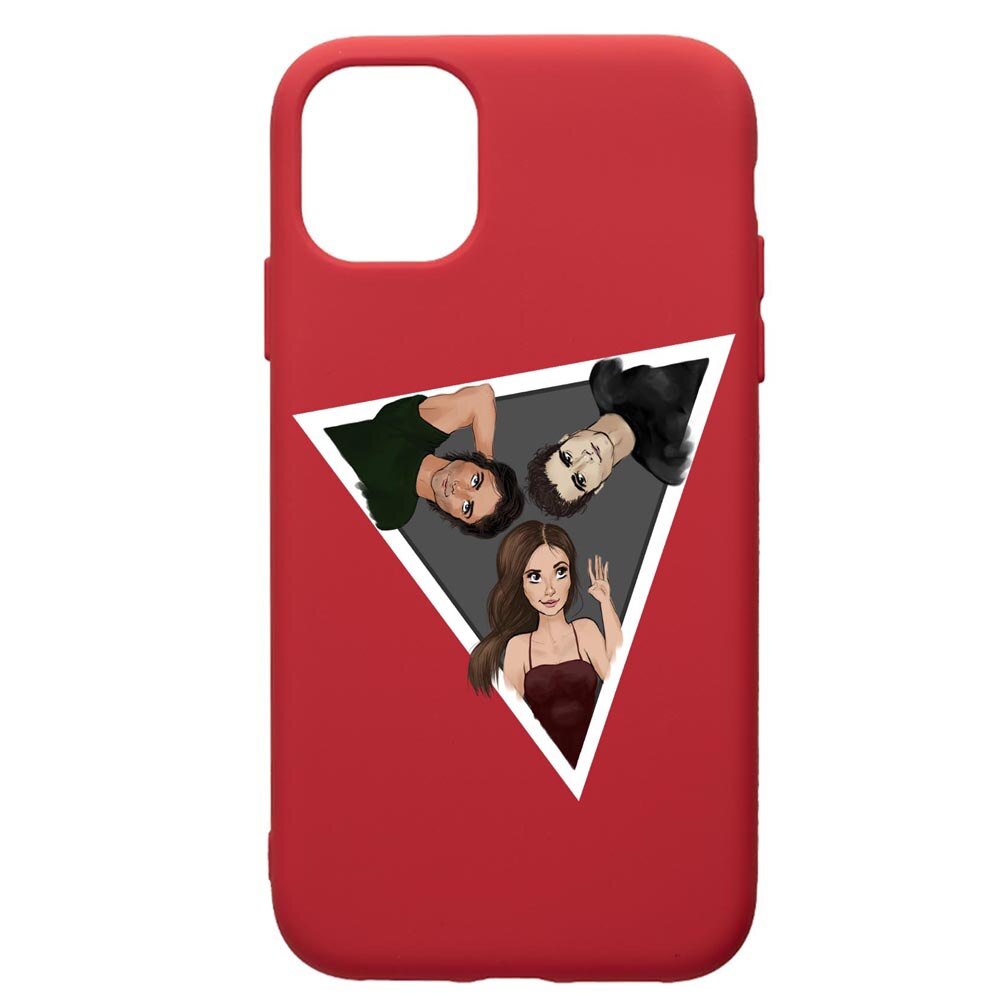 Husa de protectie Samsung Galaxy A51, Vampire Diaries, silicon, cu interiorul din material textil, protectie camera, Red, PR577
