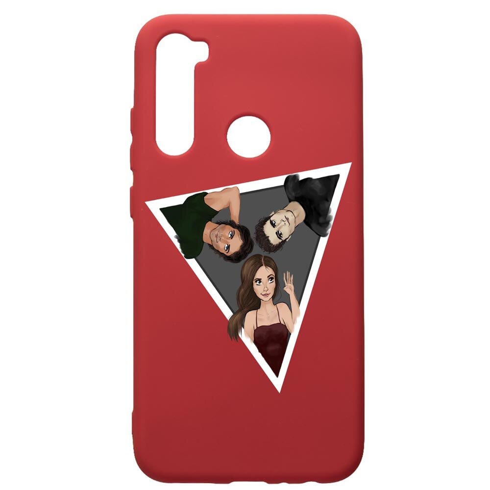 Husa de protectie Xiaomi Redmi Note 8, Vampire Diaries, silicon, cu interiorul din material textil, protectie camera, Red, PR577