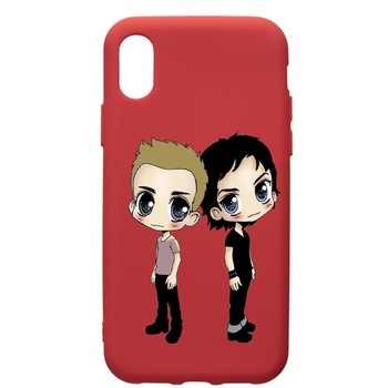 Husa de protectie Samsung Galaxy A10, Vampire Diaries, silicon, cu interiorul din material textil, protectie camera, Red, PR580 Husa de protectie Samsung Galaxy A10, Vampire Diaries, silicon, cu interiorul din material textil, protectie camera, Red, PR580