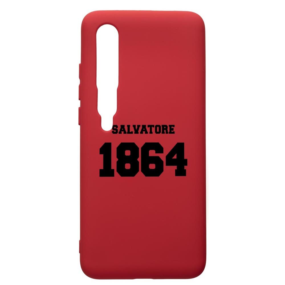 Husa de protectie Xiaomi Mi 10 / Mi 10 Pro, Vampire Diaries - Salvatore 1864, silicon, cu interiorul din material textil, protectie camera, Red, PR582
