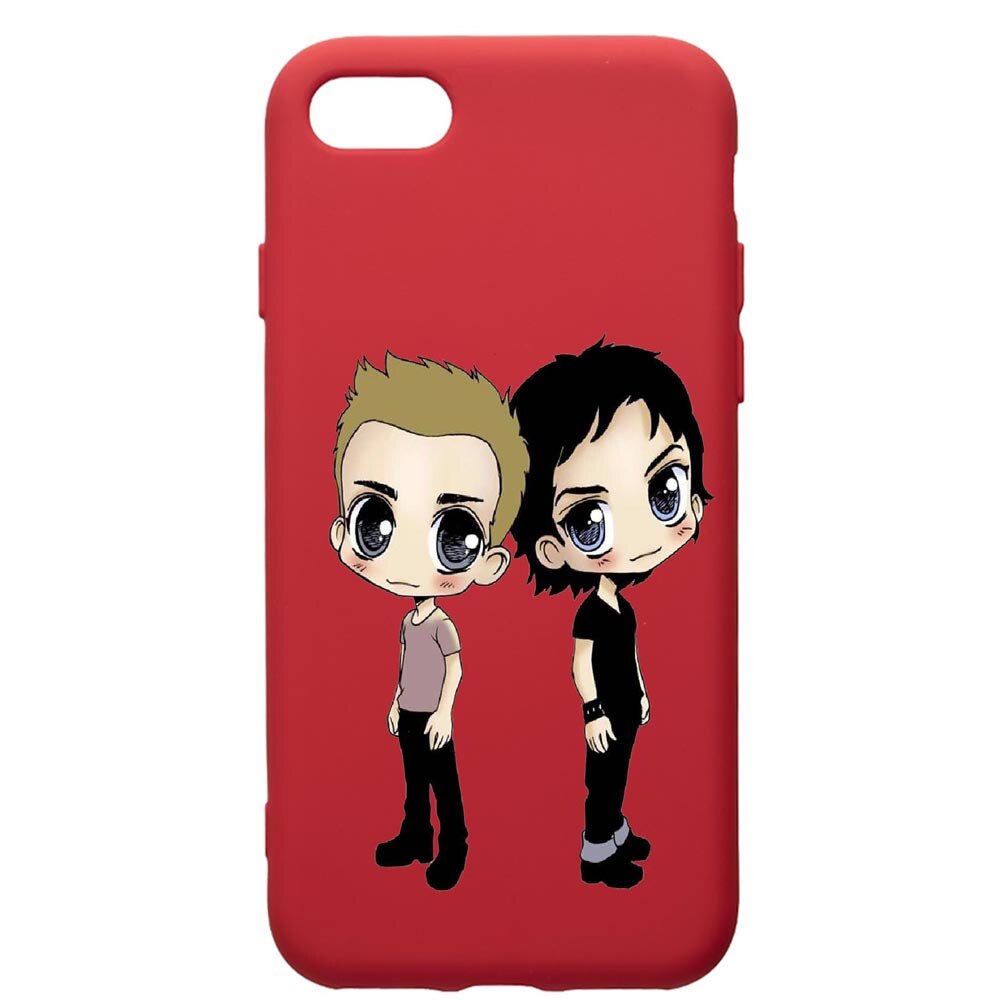 Husa de protectie Apple iPhone 8 Plus / iPhone 7 Plus, Vampire Diaries, silicon, cu interiorul din material textil, protectie camera, Red, PR580