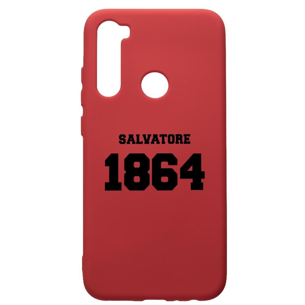 Husa de protectie Xiaomi Redmi Note 8, Vampire Diaries - Salvatore 1864, silicon, cu interiorul din material textil, protectie camera, Red, PR582