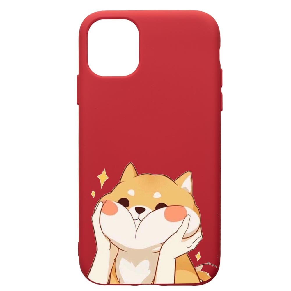 Husa de protectie Apple iPhone 12 Mini, Sweet Cat, silicon, cu interiorul din material textil, protectie camera, Red, PR596