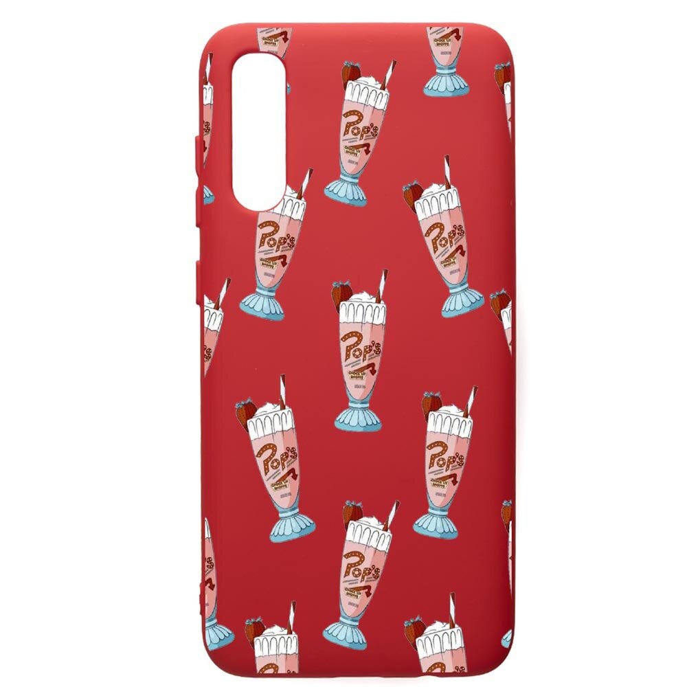 Husa de protectie Samsung Galaxy A30S, Riverdale - Shake, silicon, cu interiorul din material textil, protectie camera, Red, PR609