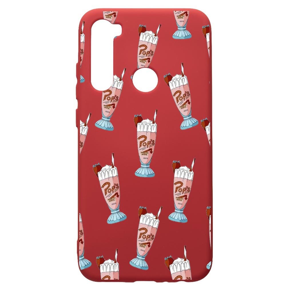 Husa de protectie Xiaomi Redmi Note 8, Riverdale - Shake, silicon, cu interiorul din material textil, protectie camera, Red, PR609