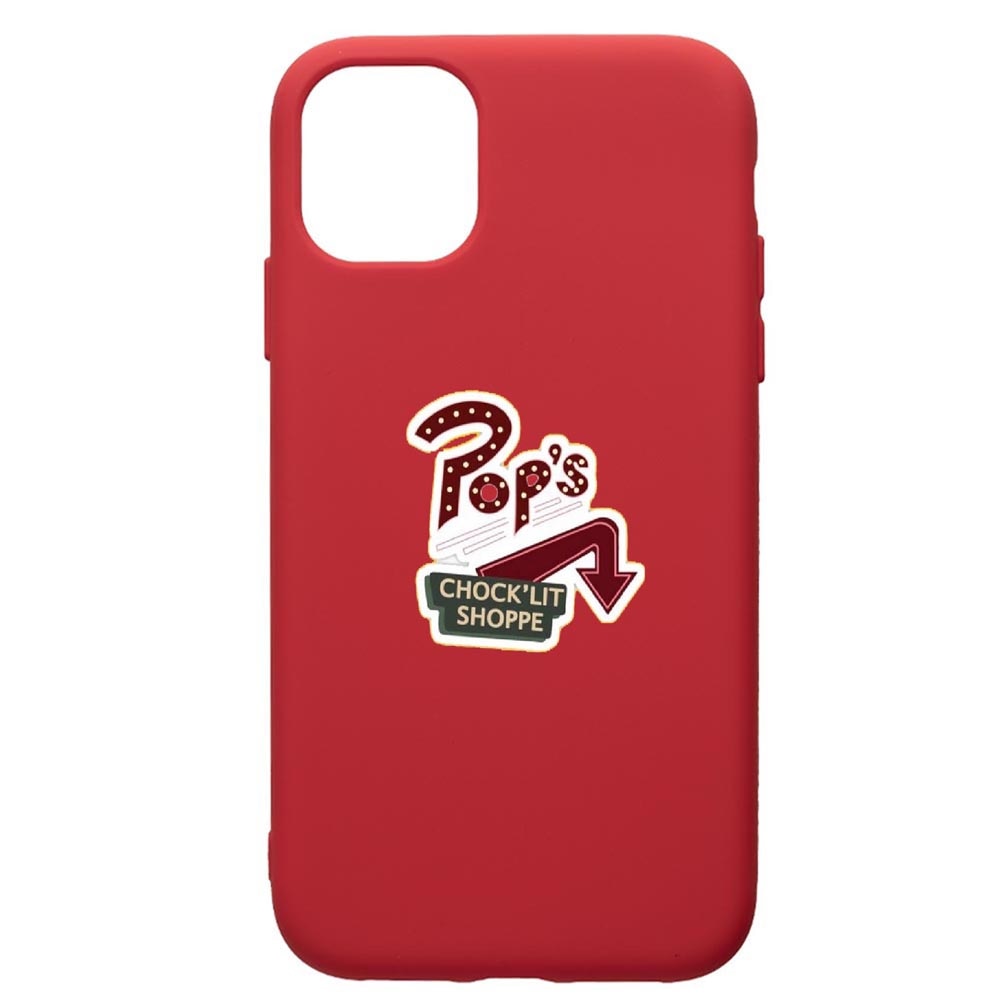 Husa de protectie Apple iPhone 11, Riverdale, silicon, cu interiorul din material textil, protectie camera, Red, PR610