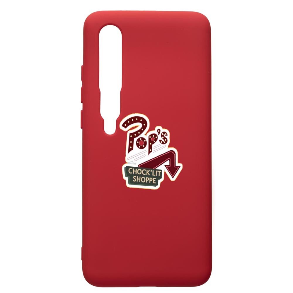 Husa de protectie Xiaomi Mi 10 / Mi 10 Pro, Riverdale, silicon, cu interiorul din material textil, protectie camera, Red, PR610