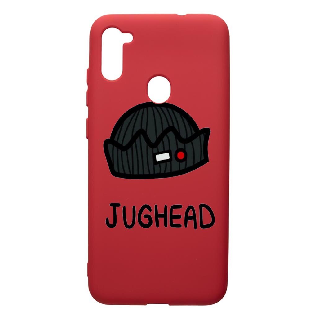 Husa de protectie Samsung Galaxy A11, Riverdale - Jughead, silicon, cu interiorul din material textil, protectie camera, Red, PR611