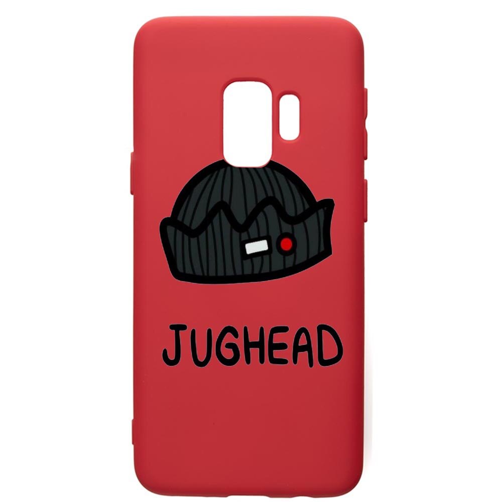 Husa de protectie Samsung Galaxy S9, Riverdale - Jughead, silicon, cu interiorul din material textil, protectie camera, Red, PR611