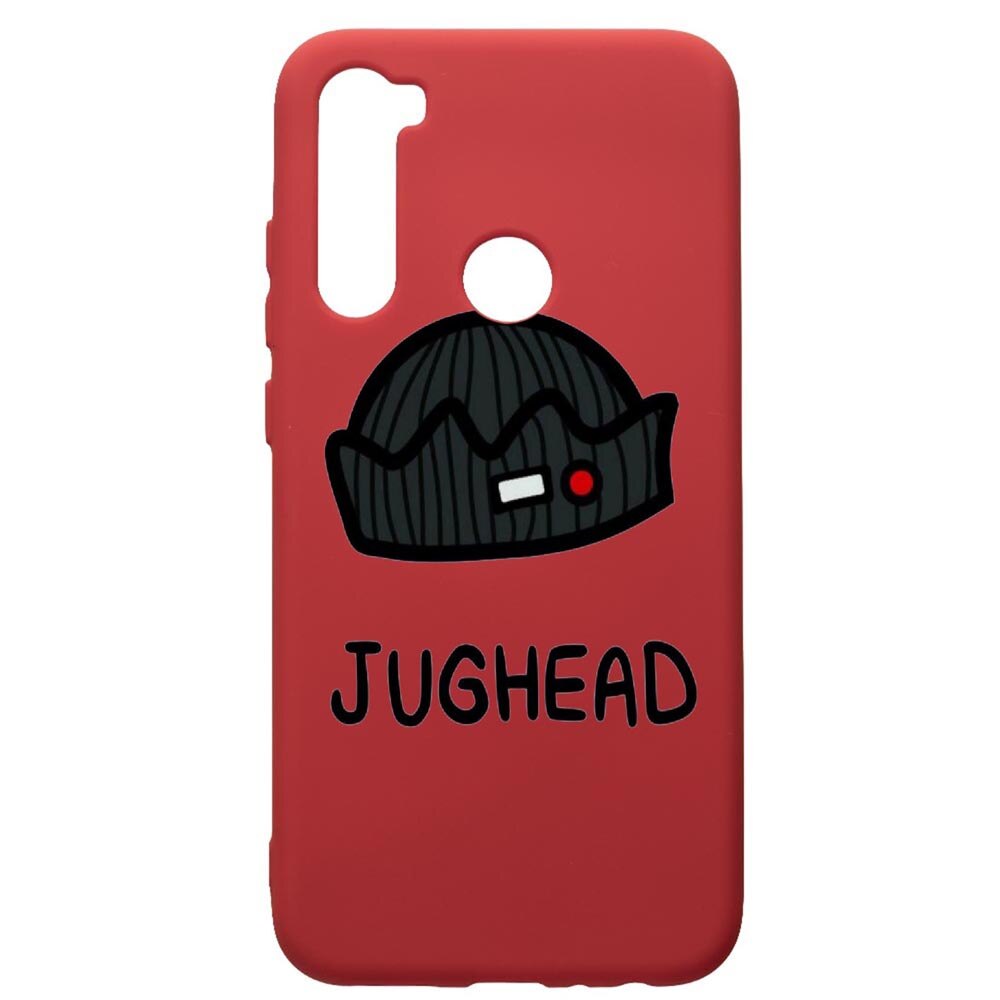 Husa de protectie Xiaomi Redmi Note 8, Riverdale - Jughead, silicon, cu interiorul din material textil, protectie camera, Red, PR611