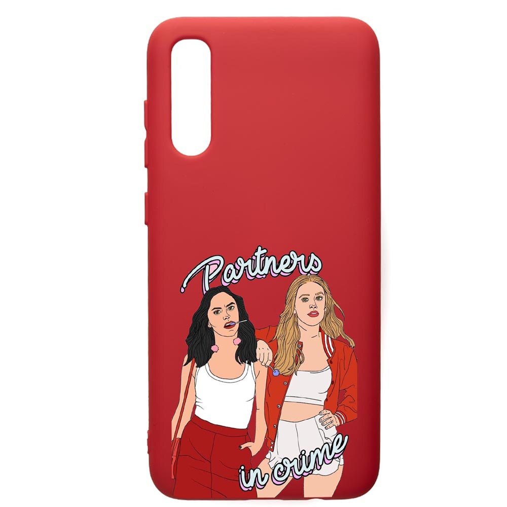 Husa de protectie Samsung Galaxy A70, Riverdale - Crime, silicon, cu interiorul din material textil, protectie camera, Red, PR621