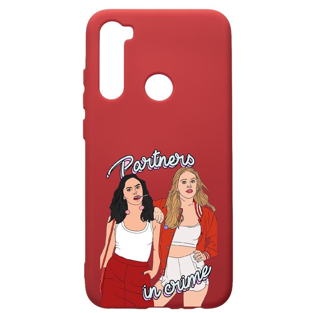 Husa de protectie Xiaomi Redmi Note 8, Riverdale - Crime, silicon, cu interiorul din material textil, protectie camera, Red, PR621