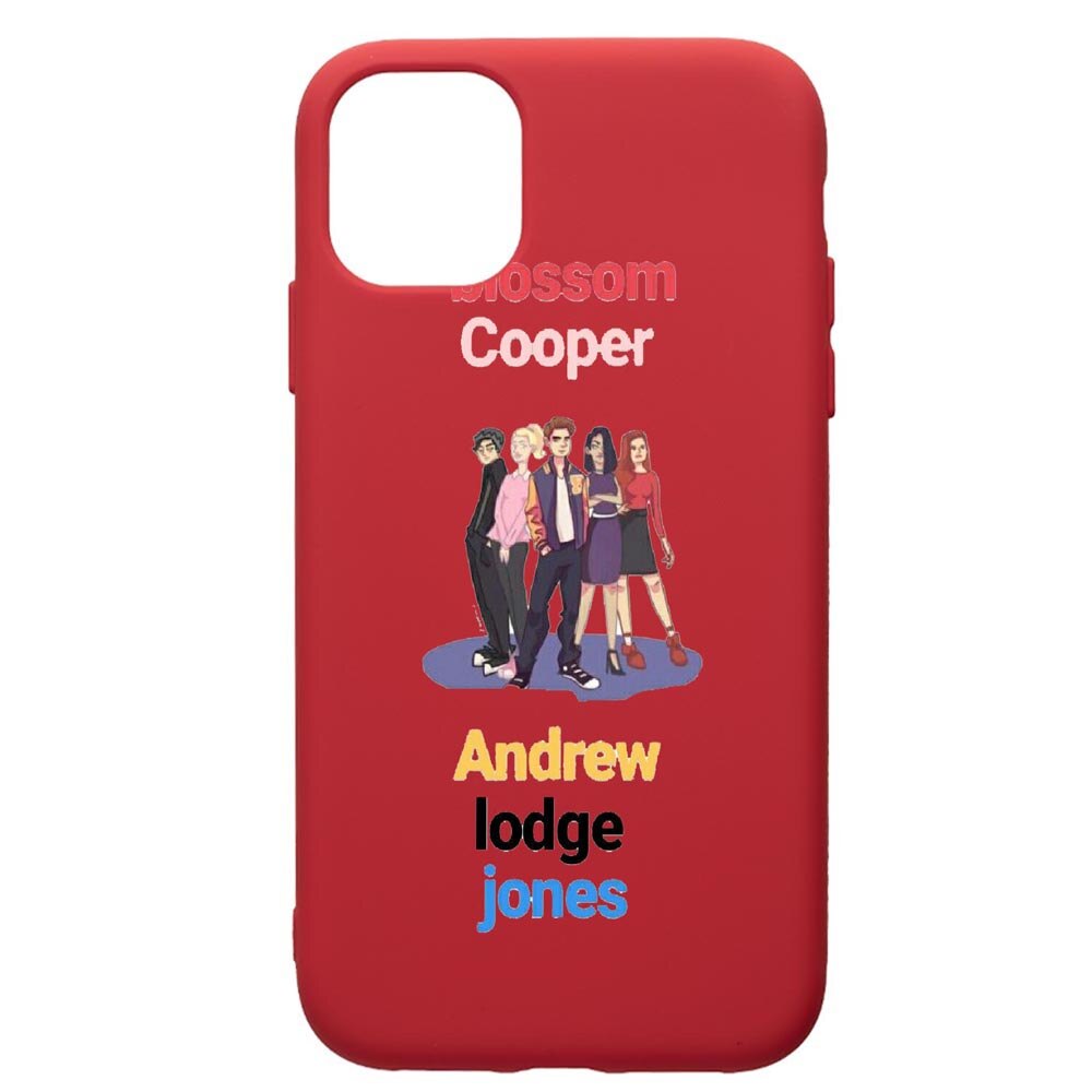 Husa de protectie Samsung Galaxy A51, Riverdale, silicon, cu interiorul din material textil, protectie camera, Red, PR623