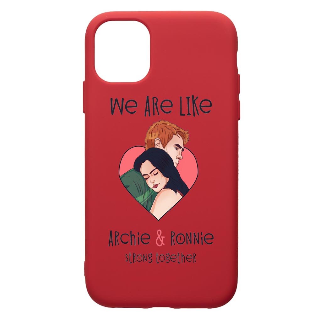 Husa de protectie Samsung Galaxy A51, Riverdale - Love, silicon, cu interiorul din material textil, protectie camera, Red, PR624