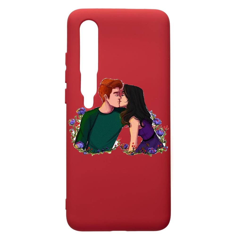 Husa de protectie Xiaomi Mi 10 / Mi 10 Pro, Riverdale - Love, silicon, cu interiorul din material textil, protectie camera, Red, PR622