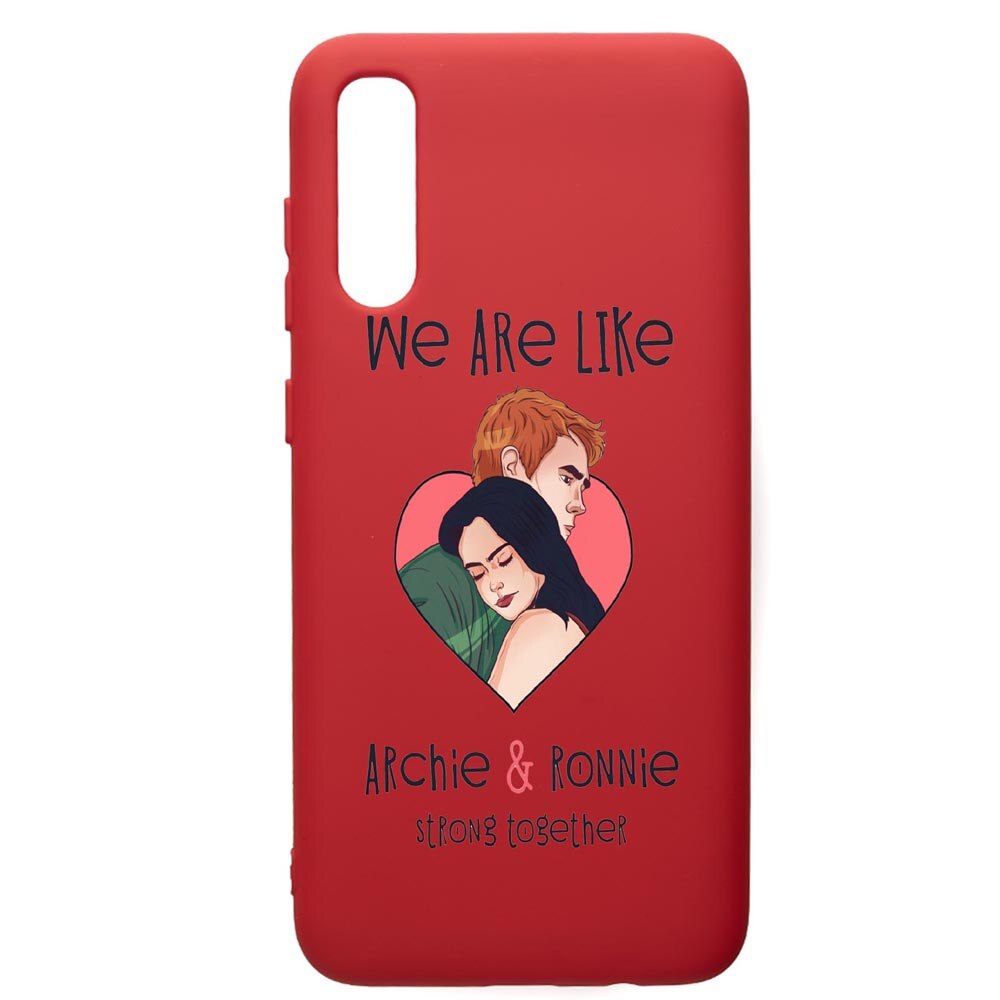 Husa de protectie Samsung Galaxy A70, Riverdale - Love, silicon, cu interiorul din material textil, protectie camera, Red, PR624