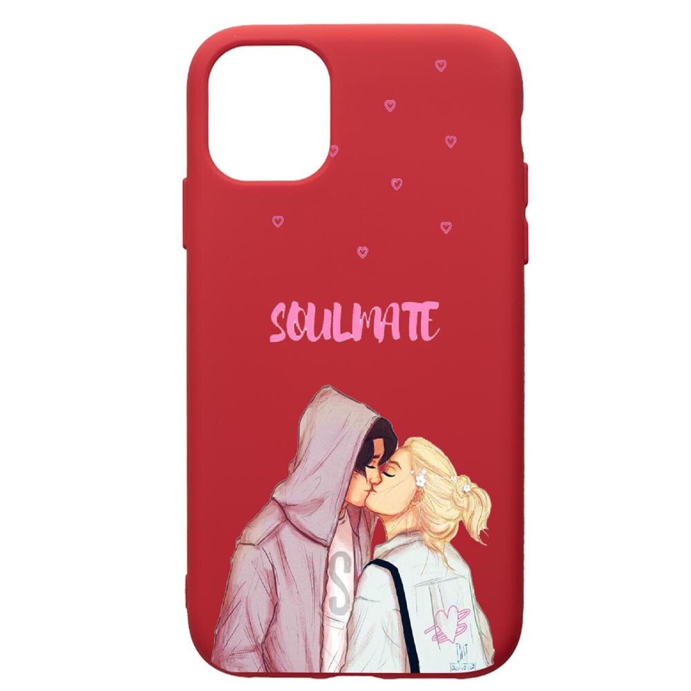 Husa de protectie Samsung Galaxy A51, Happy Flowers, silicon, cu interiorul din material textil, protectie camera, Red, PR626