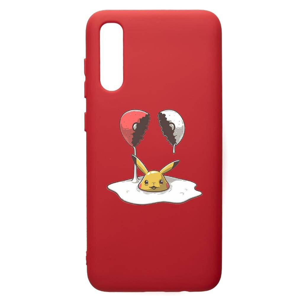Husa de protectie Samsung Galaxy A30S, Meme, silicon, cu interiorul din material textil, protectie camera, Red, PR656