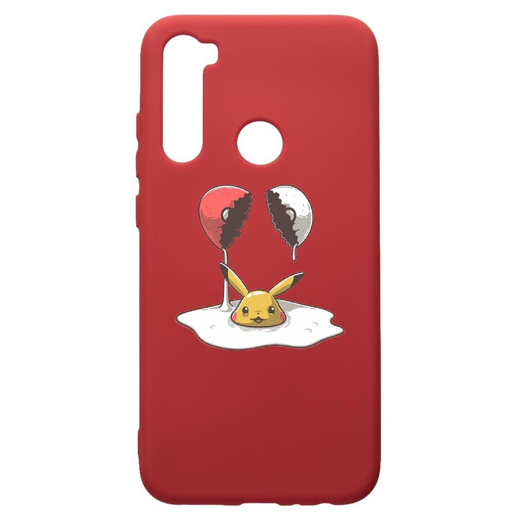 Husa de protectie Xiaomi Redmi Note 8, Meme, silicon, cu interiorul din material textil, protectie camera, Red, PR656