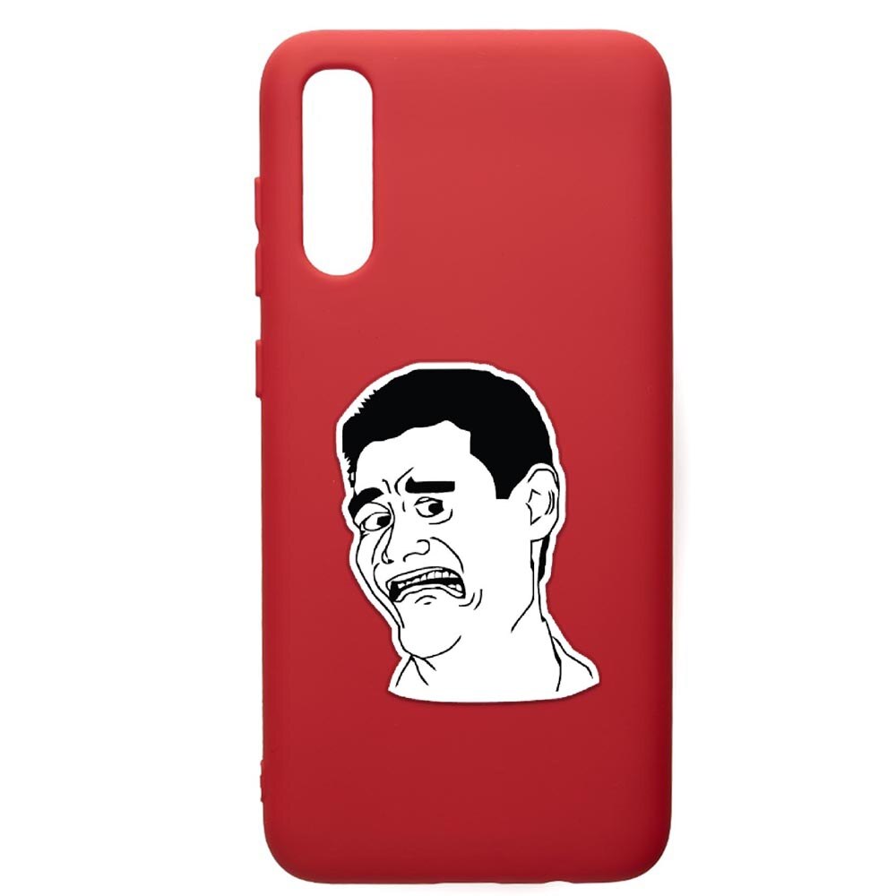Husa de protectie Samsung Galaxy A30S, Meme - Harold, silicon, cu interiorul din material textil, protectie camera, Red, PR660