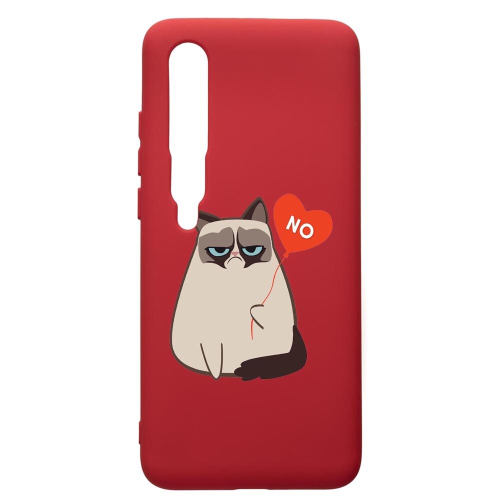 Husa de protectie Xiaomi Mi 10 / Mi 10 Pro, Meme - Gumpy, silicon, cu interiorul din material textil, protectie camera, Red, PR657