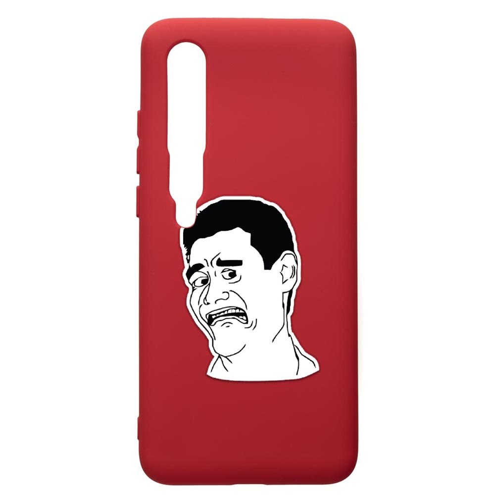 Husa de protectie Xiaomi Mi 10 / Mi 10 Pro, Meme - Harold, silicon, cu interiorul din material textil, protectie camera, Red, PR660
