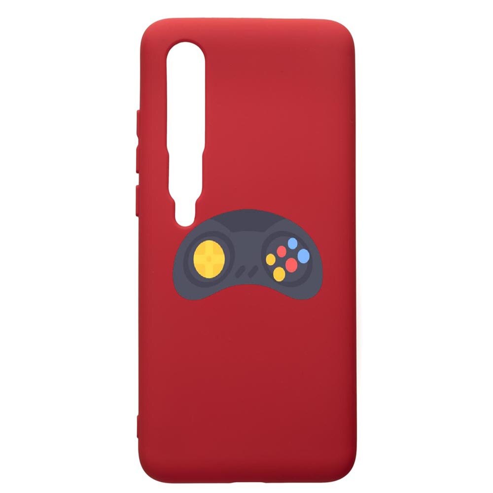 Husa de protectie Xiaomi Mi 10 / Mi 10 Pro, Gamer - Xbox, silicon, cu interiorul din material textil, protectie camera, Red, PR672