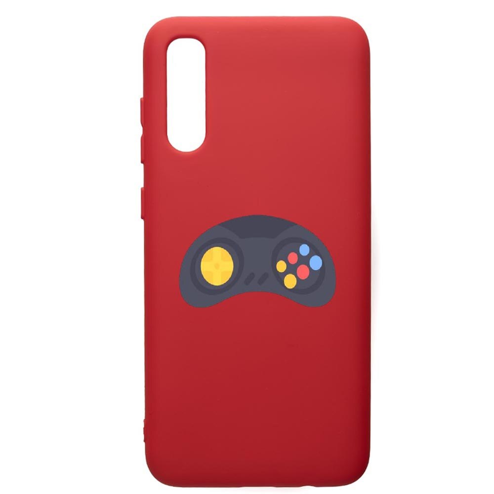 Husa de protectie Samsung Galaxy A30S, Gamer - Xbox, silicon, cu interiorul din material textil, protectie camera, Red, PR672