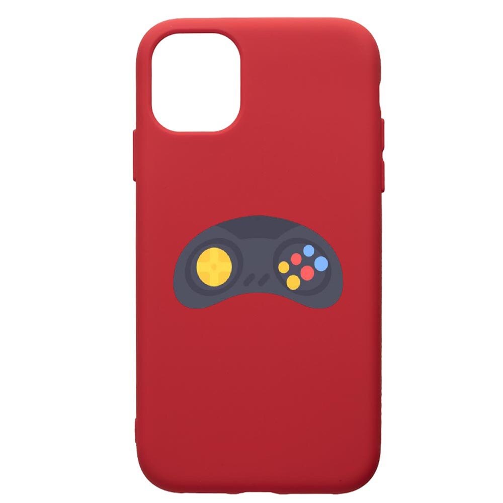 Husa de protectie Apple iPhone 11 Pro, Gamer - Xbox, silicon, cu interiorul din material textil, protectie camera, Red, PR672