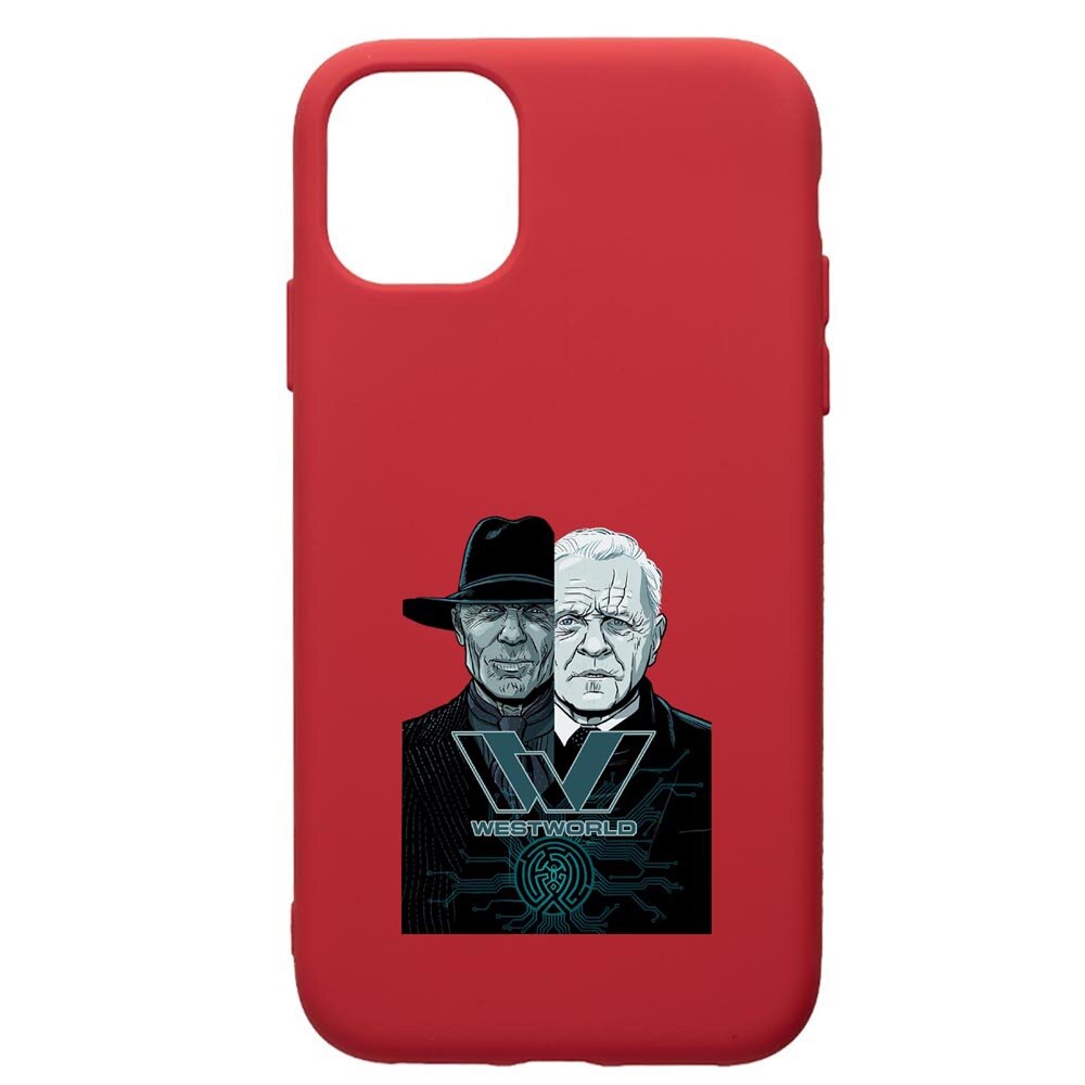 Husa de protectie Samsung Galaxy A51, WestWorld, Movie, silicon, cu interiorul din material textil, protectie camera, Red, PR678