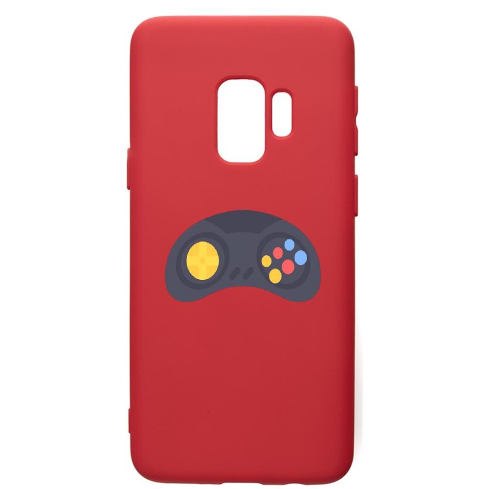 Husa de protectie Samsung Galaxy S9, Gamer - Xbox, silicon, cu interiorul din material textil, protectie camera, Red, PR672
