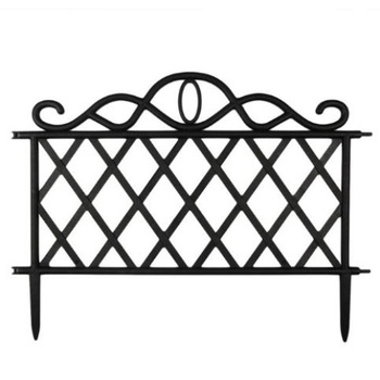 Set 3 garduri plastic pentru strat de flori, gazon, 420 x 35 cm Set 3 garduri plastic pentru strat de flori, gazon, 420 x 35 cm