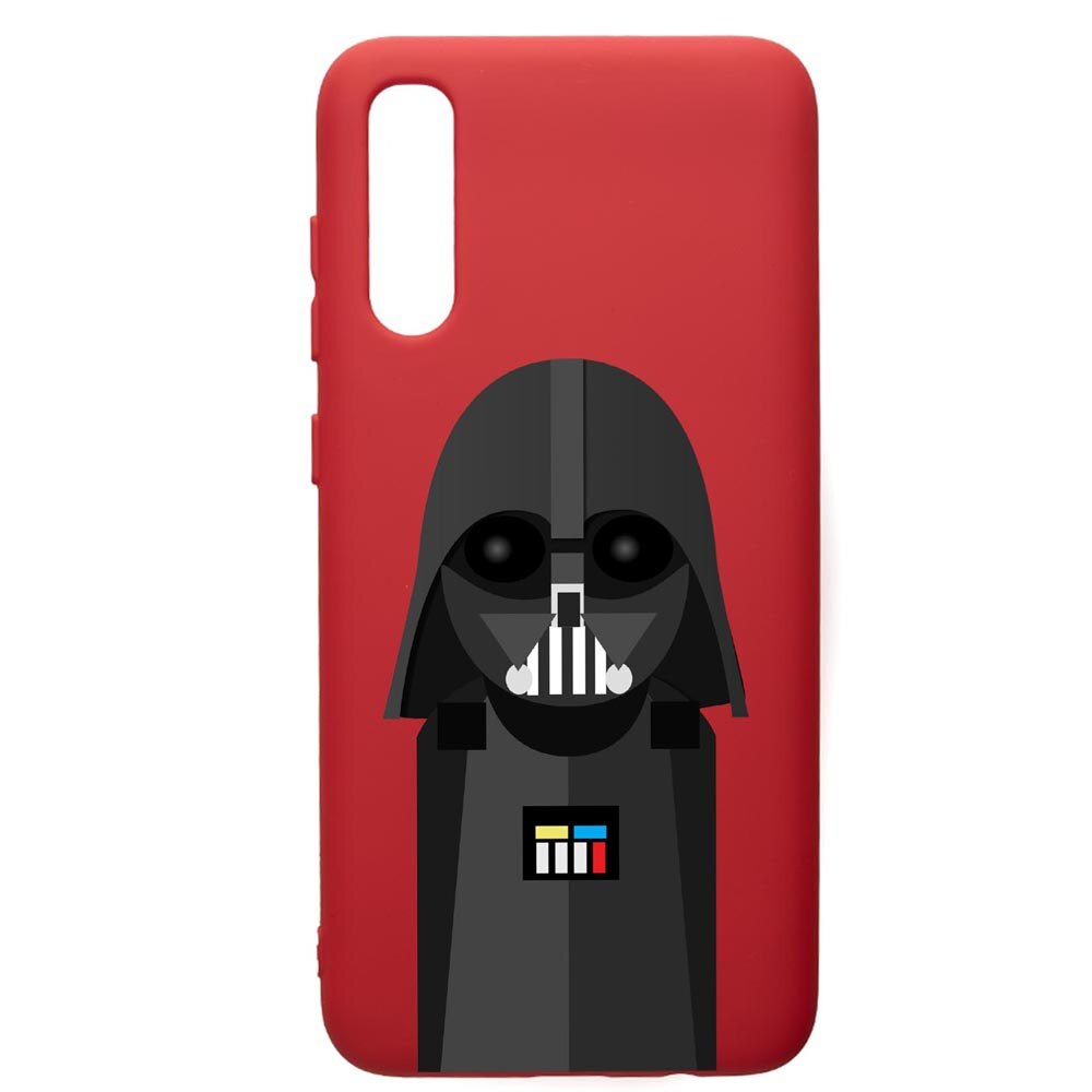 Husa de protectie Samsung Galaxy A70, Star Wars Darth Vader, silicon, cu interiorul din material textil, protectie camera, Red, PR405