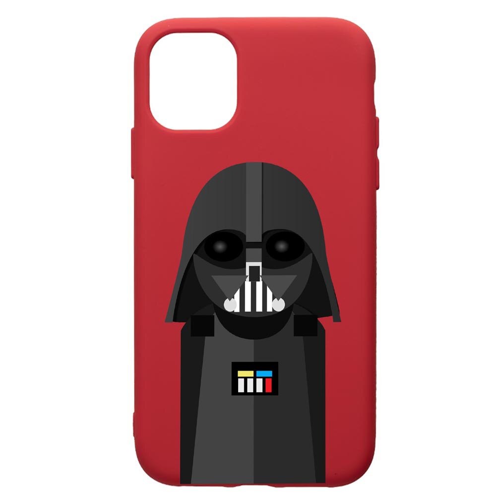 Husa de protectie Samsung Galaxy A51, Star Wars Darth Vader, silicon, cu interiorul din material textil, protectie camera, Red, PR405
