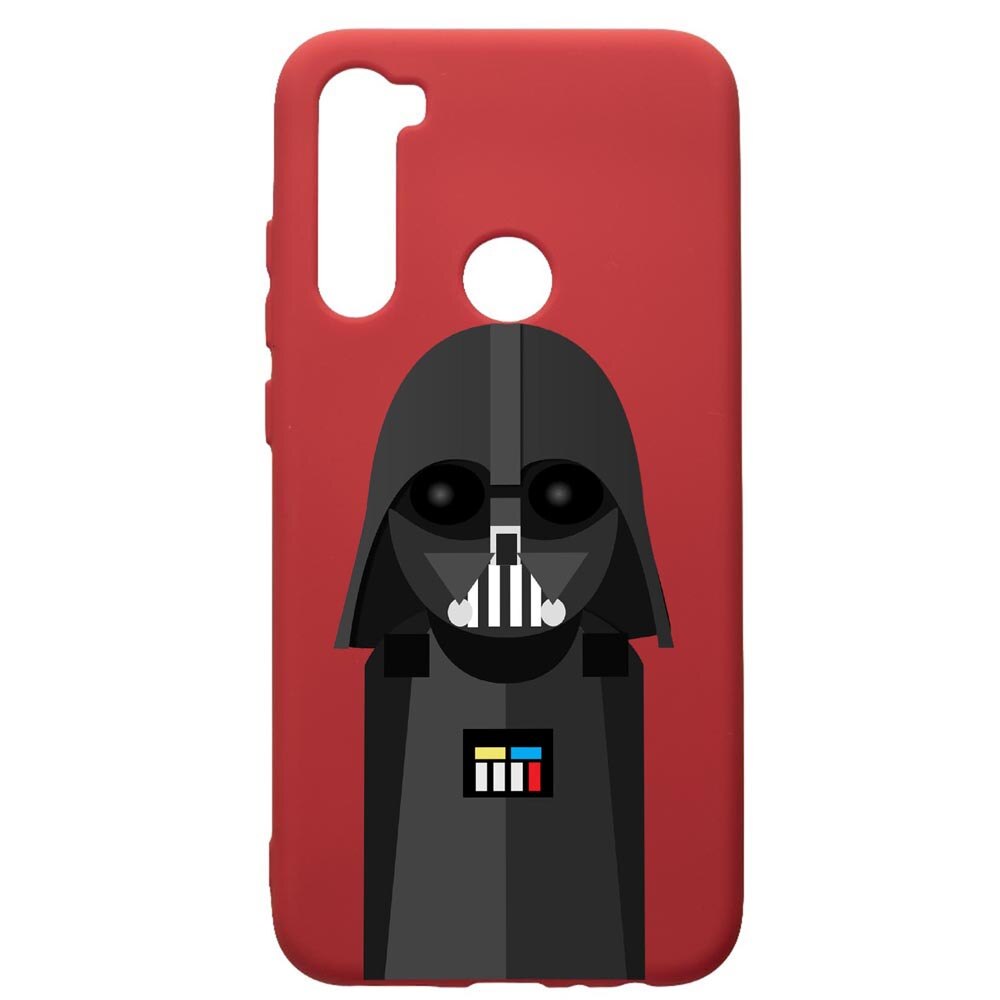 Husa de protectie Xiaomi Redmi Note 8, Star Wars Darth Vader, silicon, cu interiorul din material textil, protectie camera, Red, PR405