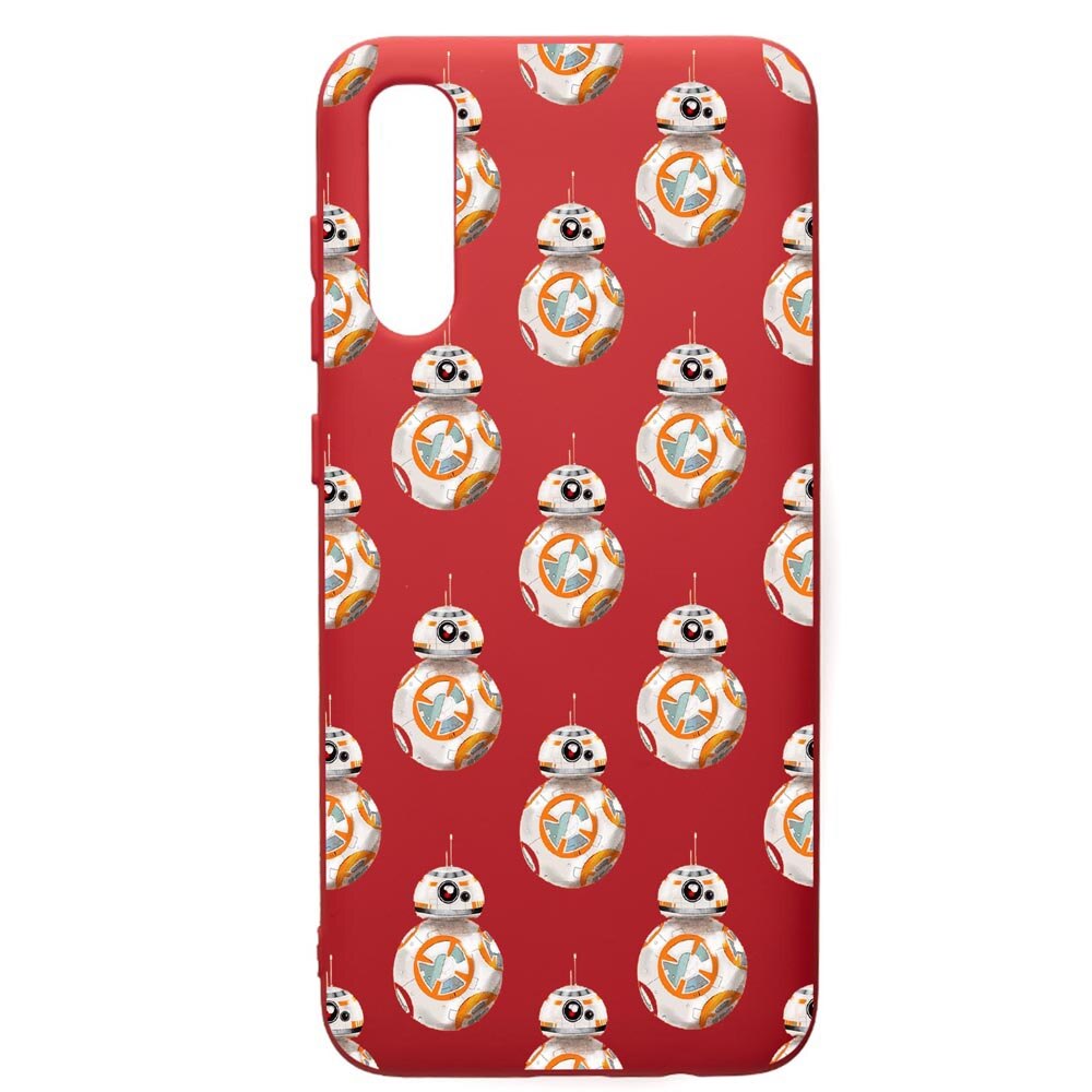Husa de protectie Samsung Galaxy A70, Star Wars Droids, silicon, cu interiorul din material textil, protectie camera, Red, PR421