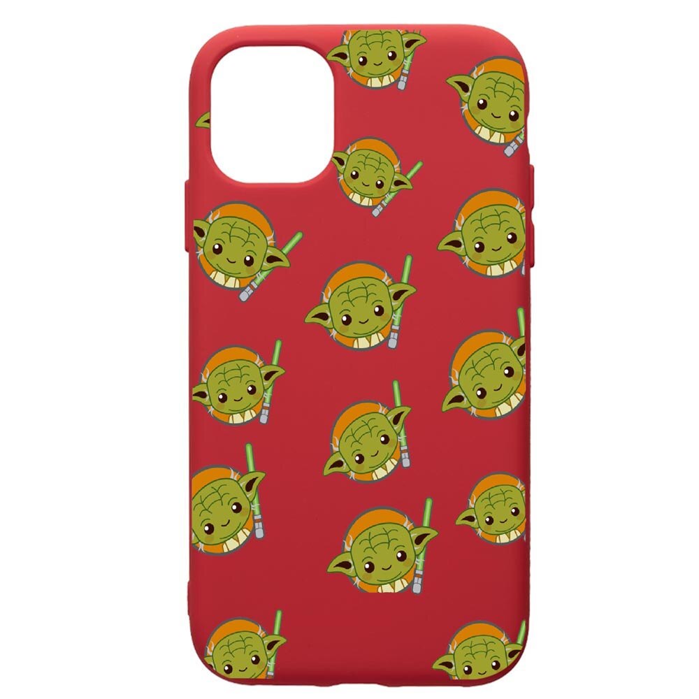 Husa de protectie Samsung Galaxy A51, Star Wars Baby Yoda, silicon, cu interiorul din material textil, protectie camera, Red, PR420
