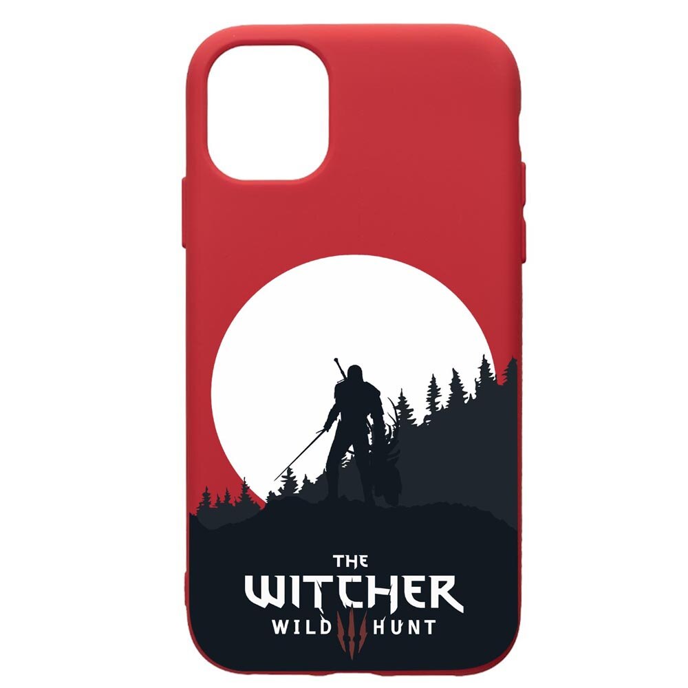 Husa de protectie Samsung Galaxy A51, The Witcher, silicon, cu interiorul din material textil, protectie camera, Red, PR427
