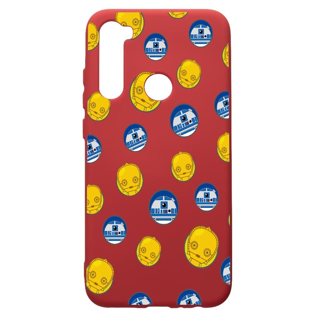 Husa de protectie Xiaomi Redmi Note 8, Star Wars Droids, silicon, cu interiorul din material textil, protectie camera, Red, PR422