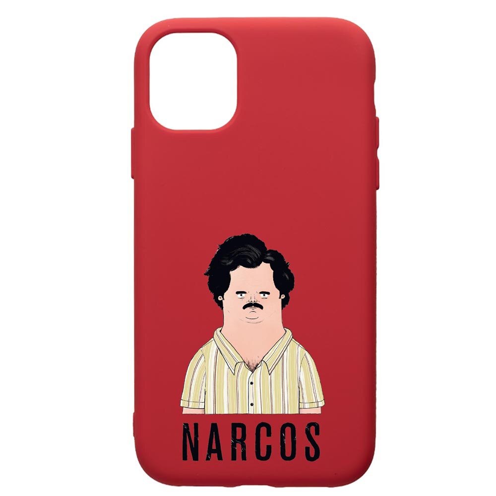 Husa de protectie Samsung Galaxy A51, Narcos Pablo Escobar, silicon, cu interiorul din material textil, protectie camera, Red, PR436