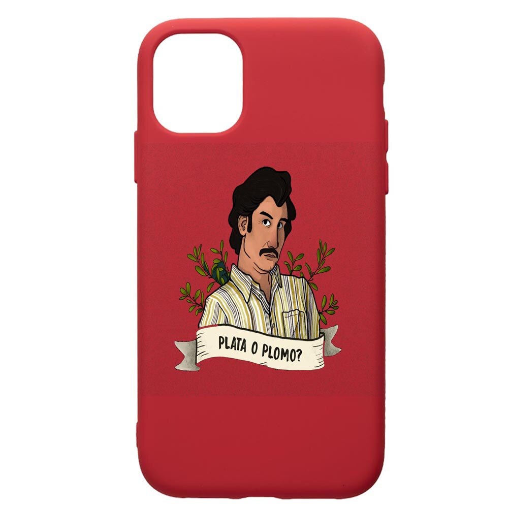 Husa de protectie Samsung Galaxy A51, Narcos Pablo Escobar, silicon, cu interiorul din material textil, protectie camera, Red, PR438