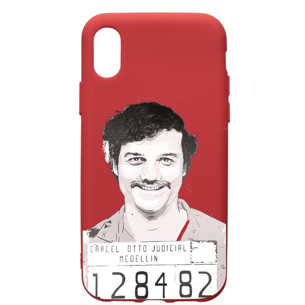 Husa de protectie Samsung Galaxy A10, Narcos Pablo Escobar, silicon, cu interiorul din material textil, protectie camera, Red, PR443