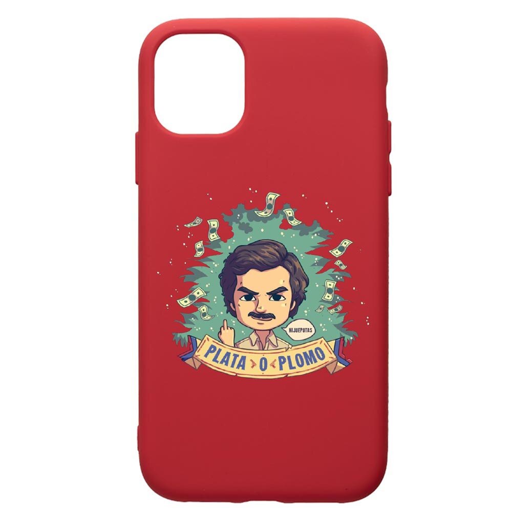 Husa de protectie Samsung Galaxy A51, Narcos Pablo Escobar, silicon, cu interiorul din material textil, protectie camera, Red, PR447