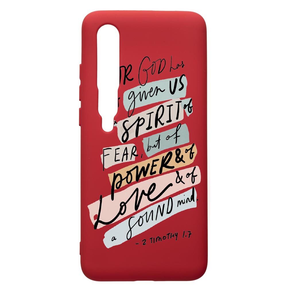 Husa de protectie Xiaomi Mi 10 / Mi 10 Pro, Bible, silicon, cu interiorul din material textil, protectie camera, Red, PR481