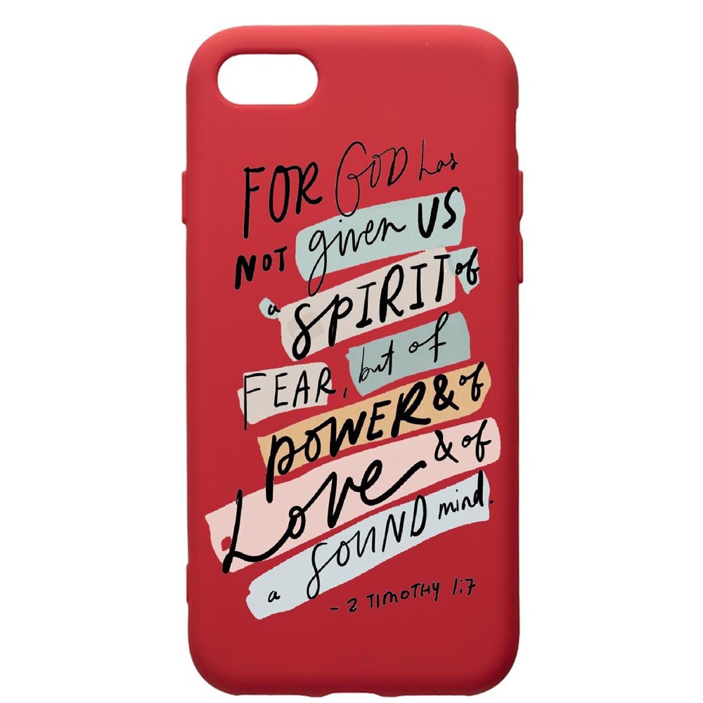 Husa de protectie Apple iPhone 8 Plus / iPhone 7 Plus, Bible, silicon, cu interiorul din material textil, protectie camera, Red, PR481