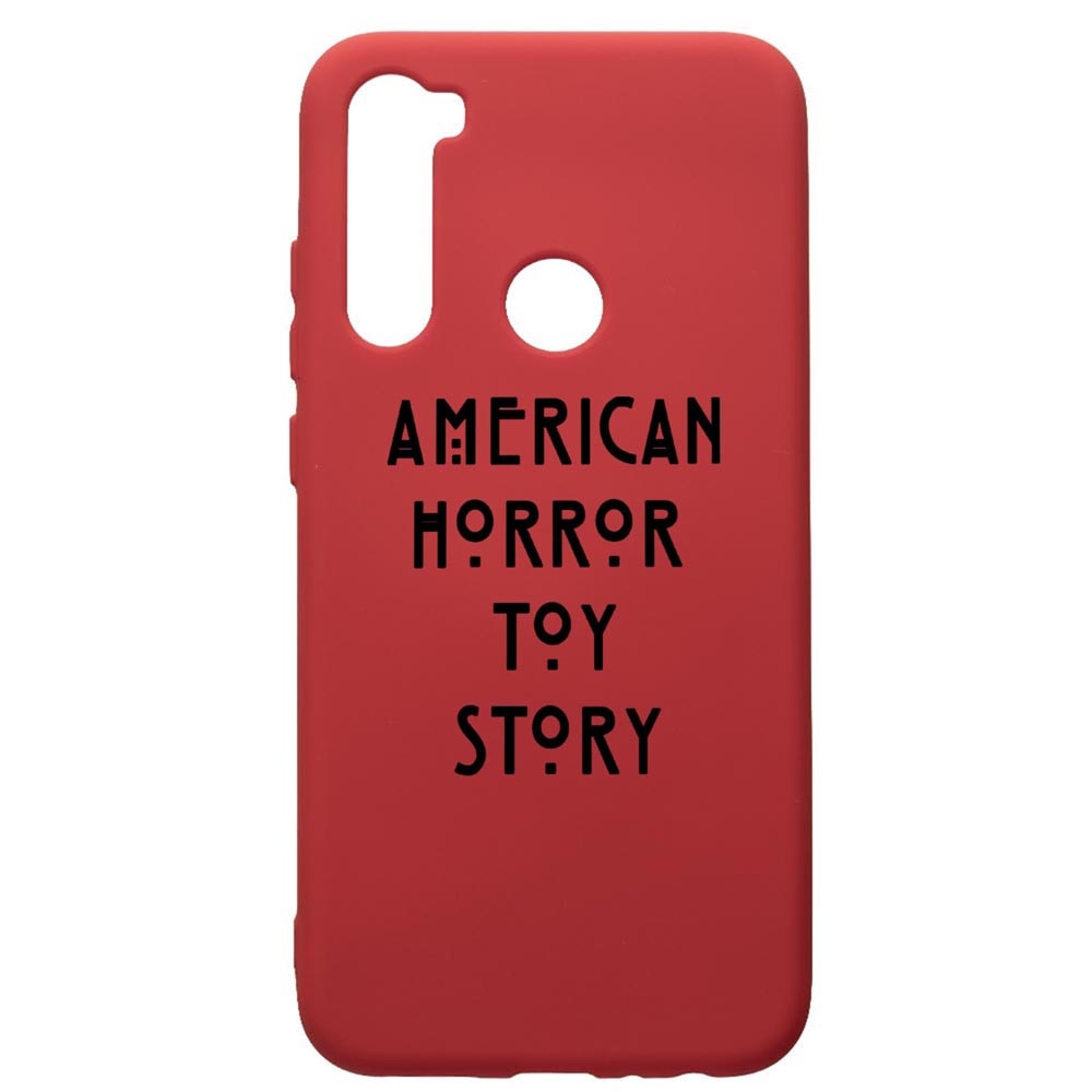 Husa de protectie Xiaomi Redmi Note 8, Toy Story, silicon, cu interiorul din material textil, protectie camera, Red, PR517